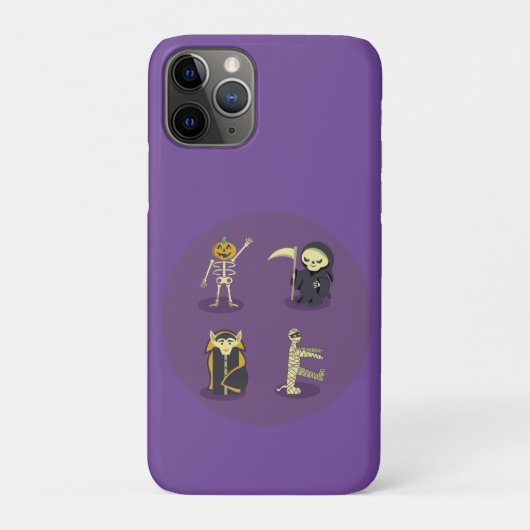 Halloween Skelet Dracula Mummy Grim Reaper Case-Mate iPhone Case (Achterkant)