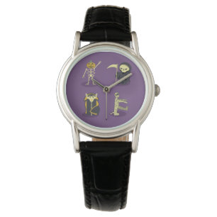 Halloween Skelet Dracula Mummy Grim Reaper Horloge