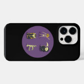 Halloween Skelet Dracula Mummy Grim Reaper iPhone Hoesje (Achterkant horizontaal)
