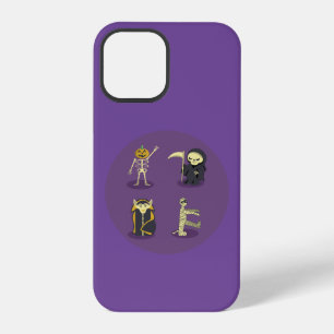 Halloween Skelet Dracula Mummy Grim Reaper iPhone 12 Pro Hoesje