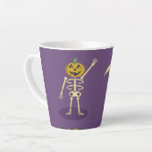 Halloween Skelet Dracula Mummy Grim Reaper Latte Mok (Linkerhoek)