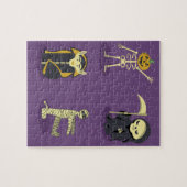 Halloween Skelet Dracula Mummy Grim Reaper Legpuzzel (Horizontaal)