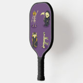 Halloween Skelet Dracula Mummy Grim Reaper Pickleball Paddle (Links)