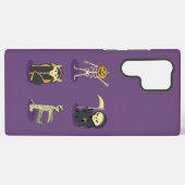 Halloween Skelet Dracula Mummy Grim Reaper Samsung Galaxy Hoesje (Achterkant horizontaal)