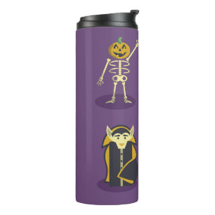 Halloween Skelet Dracula Mummy Grim Reaper Thermosbeker