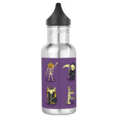 Halloween Skelet Dracula Mummy Grim Reaper Waterfles (Links)