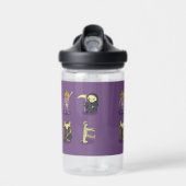 Halloween Skelet Dracula Mummy Grim Reaper Waterfles (Voorkant)