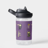 Halloween Skelet Dracula Mummy Grim Reaper Waterfles (Rechts)