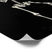 Halloween Skelet Drink Cosmopolitan Tail Poster (Hoek)