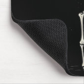 Halloween Skelet Drink Martini Tail Muismat (Hoek)