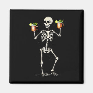 Halloween Skelet Drink Moscow Mule Tail Magneet