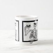 halloween skelet drink wijnschedel koffiemok (Center)
