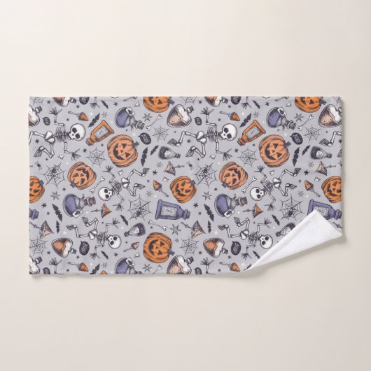 Halloween Skelet en Potions Patroon Bad Handdoek (Handdoek)