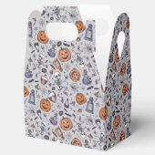 Halloween Skelet en Potions Patroon Bedankdoosjes (Geopend)