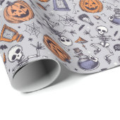  Halloween Skelet en Potions Patroon Cadeaupapier (Rol Hoek)