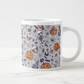 Halloween Skelet en Potions Patroon Grote Koffiekop (Rechts)