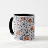  Halloween Skelet en Potions Patroon Mok (Voorkant links)