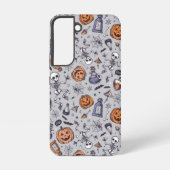  Halloween Skelet en Potions Patroon Samsung Galaxy Hoesje (Achterkant)