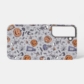  Halloween Skelet en Potions Patroon Samsung Galaxy Hoesje (Achterkant horizontaal)