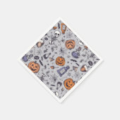 Halloween Skelet en Potions Patroon Servet (Hoek)