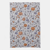 Halloween Skelet en Potions Patroon Theedoek (Verticaal)