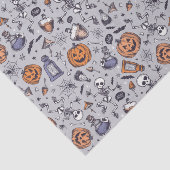  Halloween Skelet en Potions Patroon Tissuepapier (Detail)