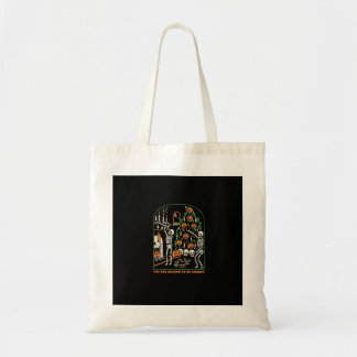 Halloween Skelet Feest Het Is De Tijd Om Griezelig Tote Bag