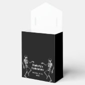 Halloween Skelet Feestje voor de Bruid Bedankdoosjes (Geopend)