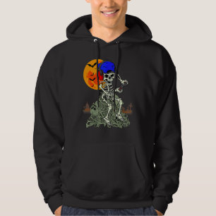 Halloween Skelet Gamer Videospel Jongens Kinderen Hoodie