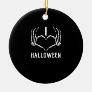 Halloween Skelet Handen Hart Schattigee Vrouwen Me Keramisch Ornament