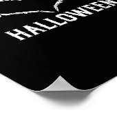 Halloween Skelet Handen Hart Schattigee Vrouwen Me Poster (Hoek)