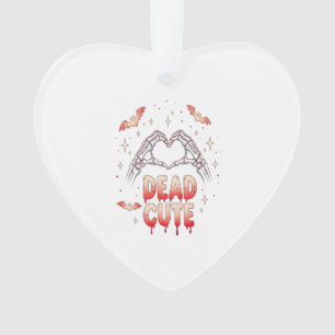 halloween Skelet Handen Hart, Vleermuizen & Bloed Ornament