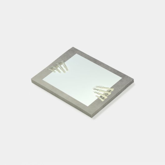 Halloween Skelet Hands Post it Notes (Schuin)