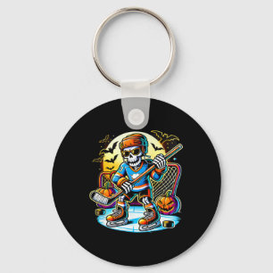 Halloween Skelet Hockey (1)  Sleutelhanger