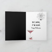 Halloween skelet houdt een Jack-o-lantern vast Feestdagen Kaart (Binnen)