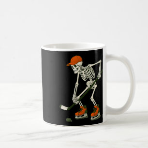 Halloween Skelet IJshockey Kostuum Grappige Mannen Koffiemok