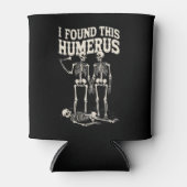 Halloween skelet Ik vond humerus grappig kostuum Blikjeskoeler (Voorkant)