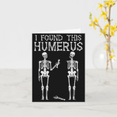 Halloween skelet Ik vond humerus grappig kostuum M Kaart (Gele Bloem)
