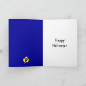 Halloween Skelet in Tuxedo Suit Kaart (Binnen)