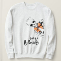 Halloween Skelet in Vlinderdas- Prettig Halloween