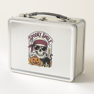 Halloween Skelet Kat Vintage Pompoen Grafisch_1