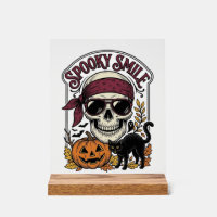 Halloween Skelet Kat Vintage Pompoen Grafisch_1