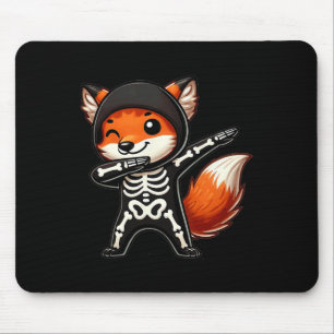Halloween Skelet Kinder Vrouwen Mannen Fox Muismat