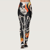 Halloween Skelet Leggings (Achterkant)