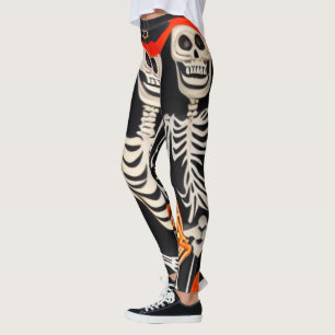 Halloween Skelet Leggings