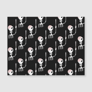 Halloween skelet met een zwaard