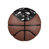 Halloween skelet met een zwaard basketbal (Rechts)