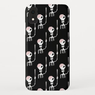 Halloween skelet met een zwaard Case-Mate iPhone case