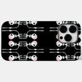 Halloween skelet met een zwaard Case-Mate iPhone case (Achterkant (horizontaal))