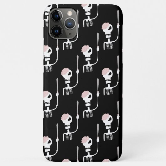 Halloween skelet met een zwaard Case-Mate iPhone case (Achterkant)